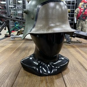 Imperial German WW1 M16 1916 Stalhelm Helmet Original, Repainted Camo