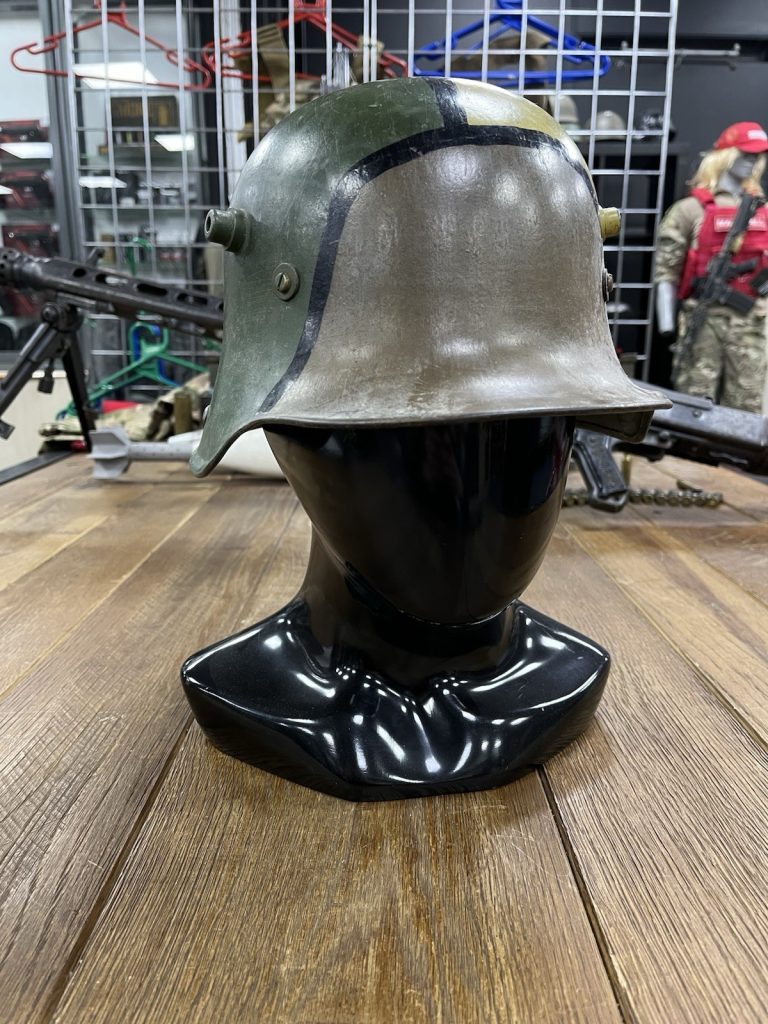 Imperial German WW1 M16 Stahlhelm Steel Helmet — Original (1916, Repainted)