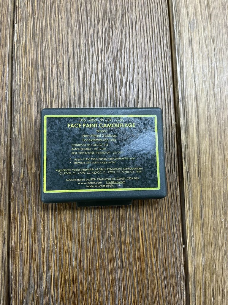 BCB British Army Military Face Paint 3-Colour Camo DPM MTP Cadets Airsoft