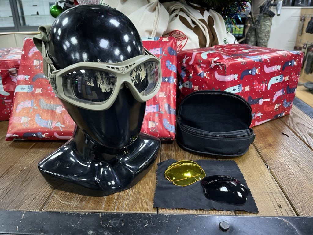 Revision Military Bullet Ant Ballistic Goggles Tan 3 Lenses British Military