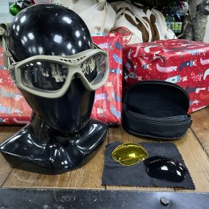 Revision Military Bullet Ant Ballistic Goggles Tan 3 Lenses British Military