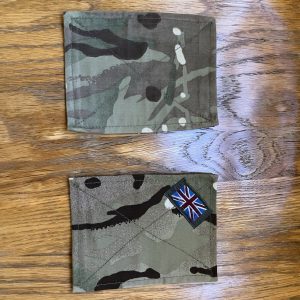 British Army MTP Blanking Patches Pair Sets One Left Arm One Right Arm