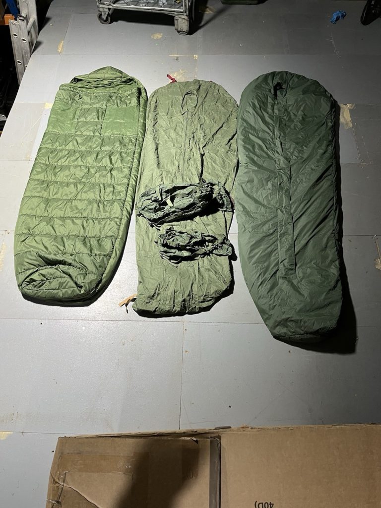 British Army Issued Modular Sleep System Sleeping Bags, Complete Sets