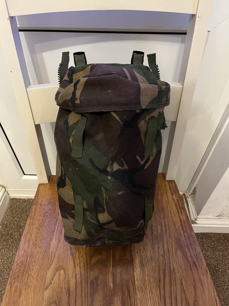 British Army DPM Side Pouch Rocket Pouch For Bergen Single Used