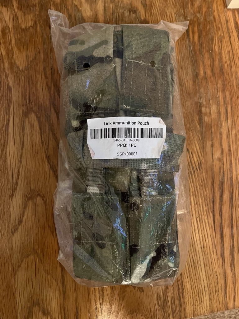 British Army MTP Virtus GPMG Link Ammunition Bandolier Pouch New In Pouch