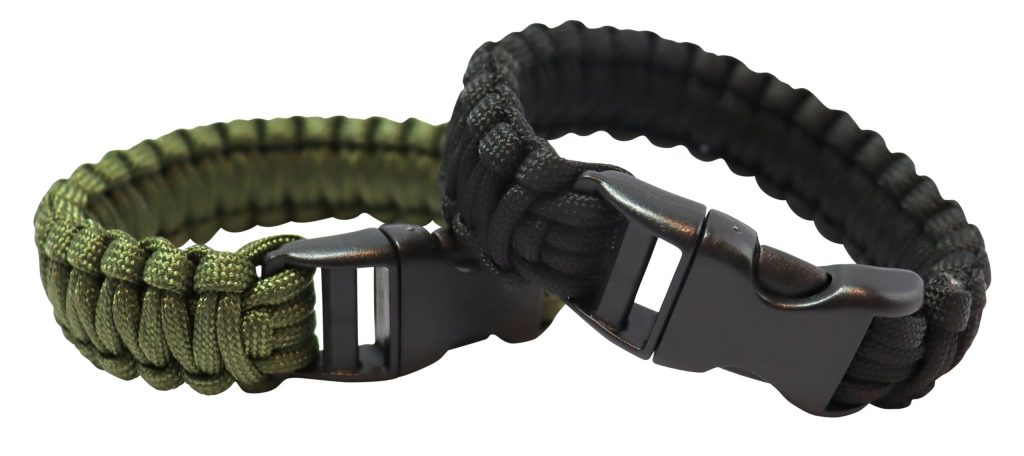 Paracord Survival Bracelet – Black