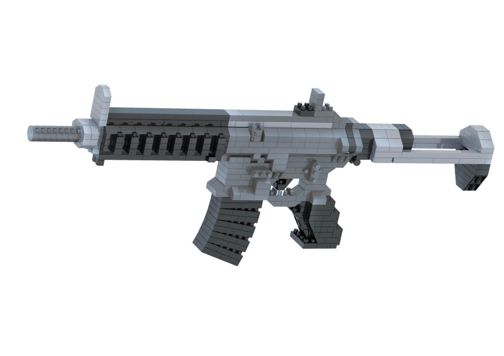 Mini Block Set – Assault Rifle (637 pcs)