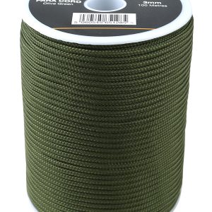 Paracord 100m Reel Olive Green 1