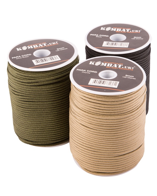 Paracord 100m Reel Olive Green 2