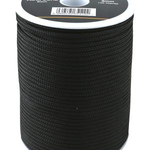 Paracord 100m Reel Black 1