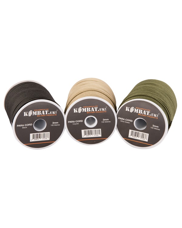 Paracord 100m Reel Coyote 3