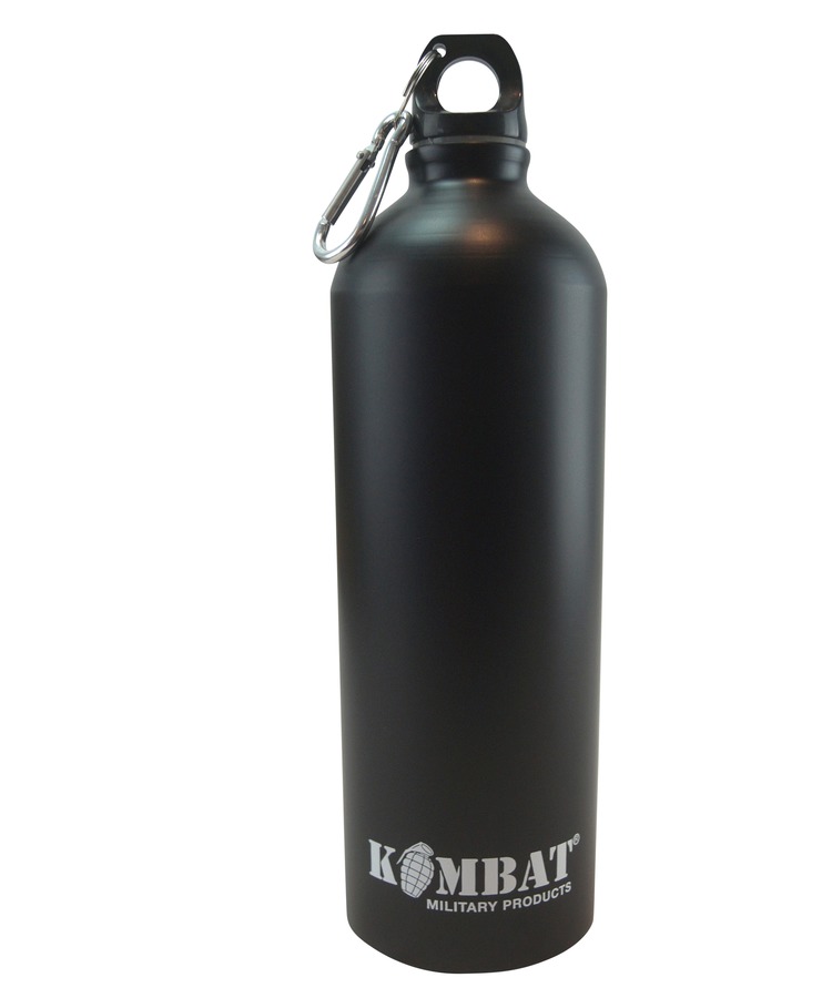 Aluminium Water Bottle 1000ml BLACK 1