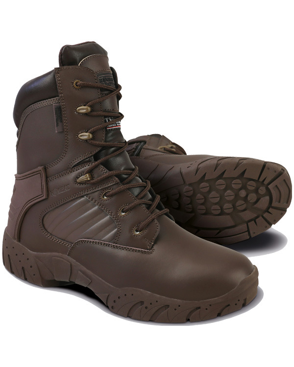 Tactical Pro Boot MOD Brown All Leather