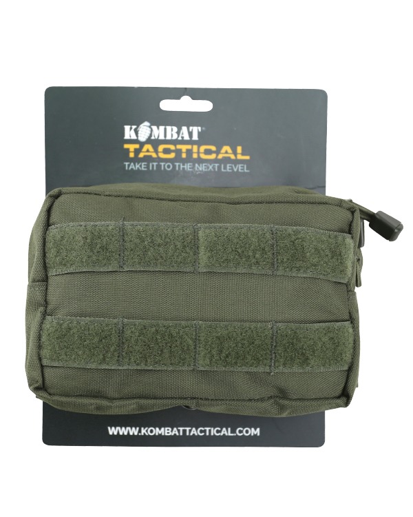 Small MOLLE Utility Pouch Olive Green 4