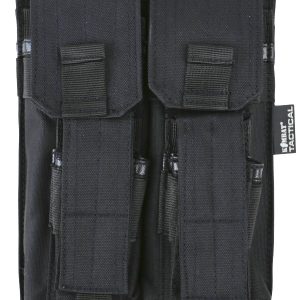 Double Mag Pouch WITH Pistol Mag Black 1