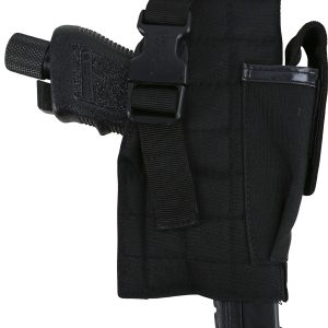 Molle Gun Holster with Mag Pouch Black 1