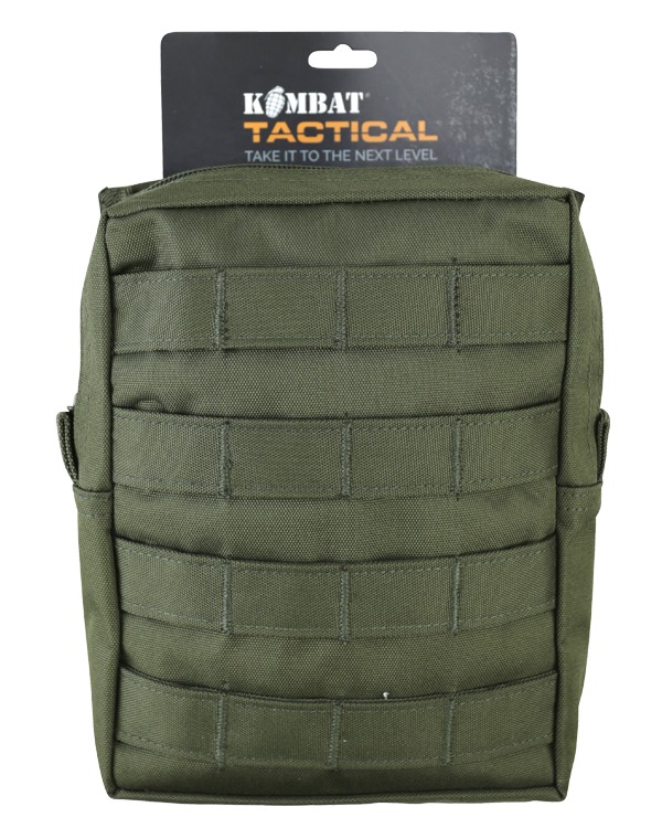 Large MOLLE Utility Pouch Olive Green 4