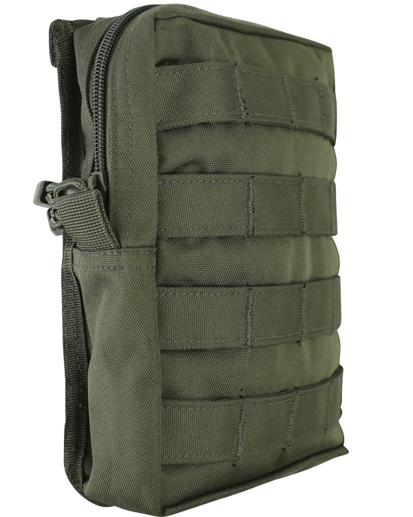 Large MOLLE Utility Pouch Olive Green 2