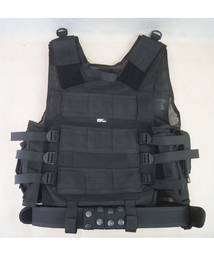 Cross Draw Tactical Vest Black 2