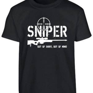 Kids Sniper T-shirt   Black