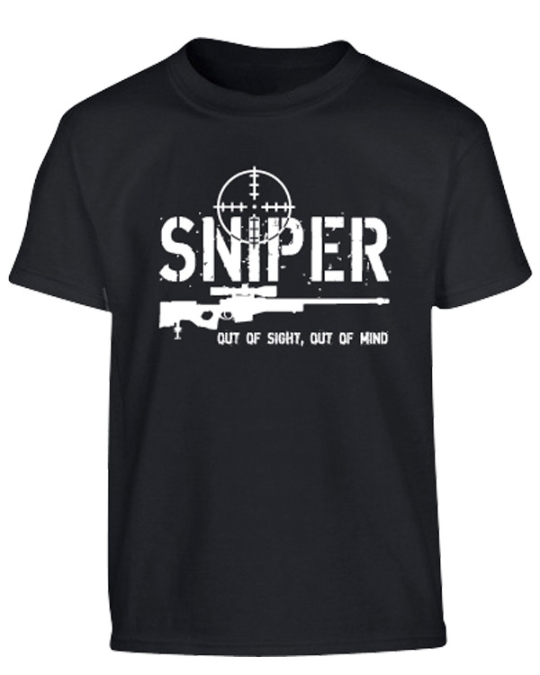 Kids Sniper T-shirt Black