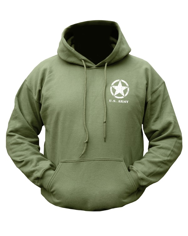 Willys Jeep HOODIE Olive Green (New Design) - Image 2