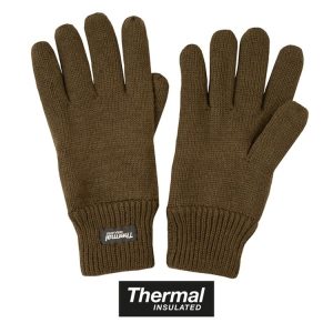 Thermal Gloves Olive Green 1