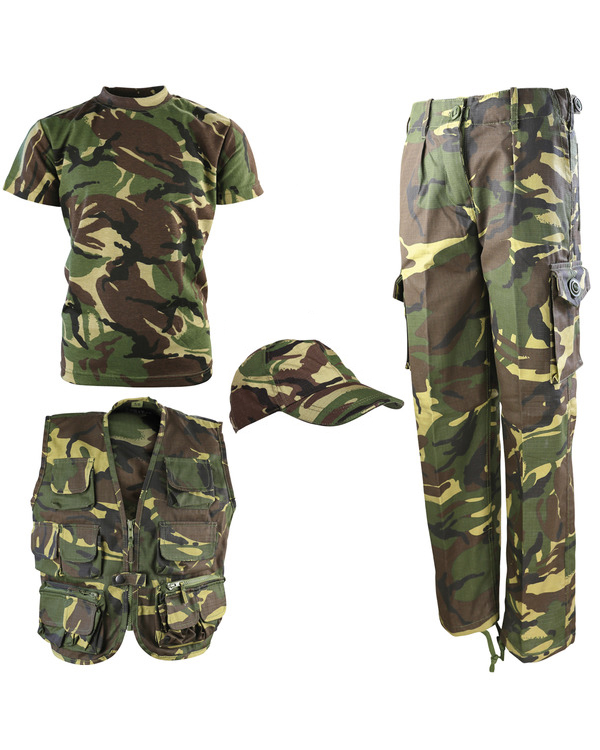 .Kids Camouflage Explorer Army Kit DPM
