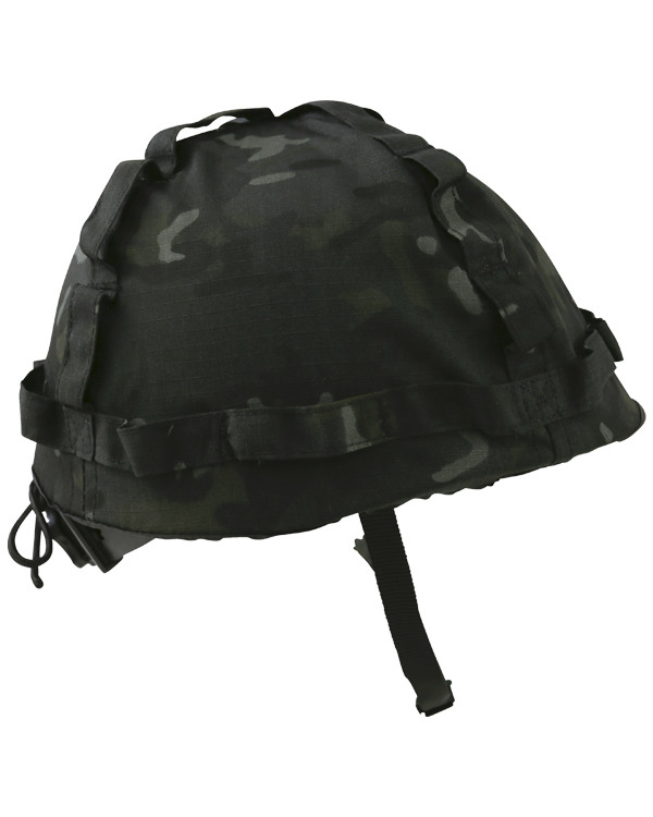 M1 Plastic Helmet with Cover BTP Black 1