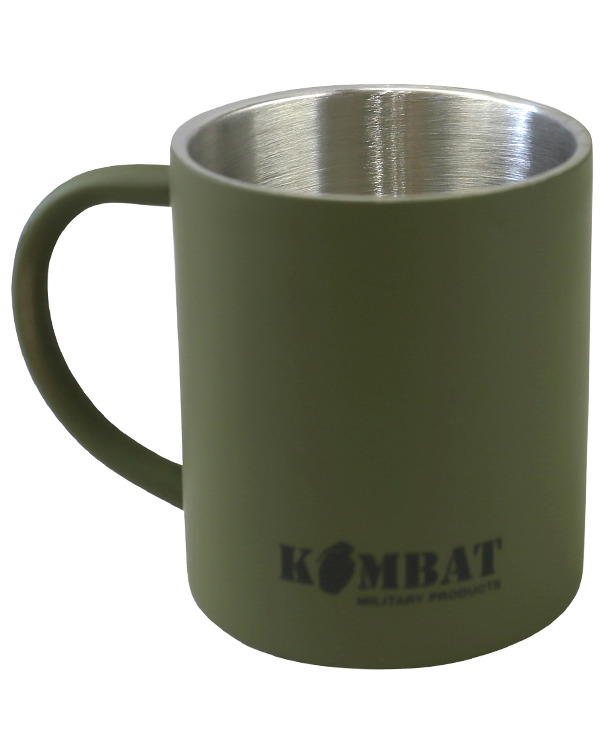 Stainless Steel Mug 330ml Olive Green 1
