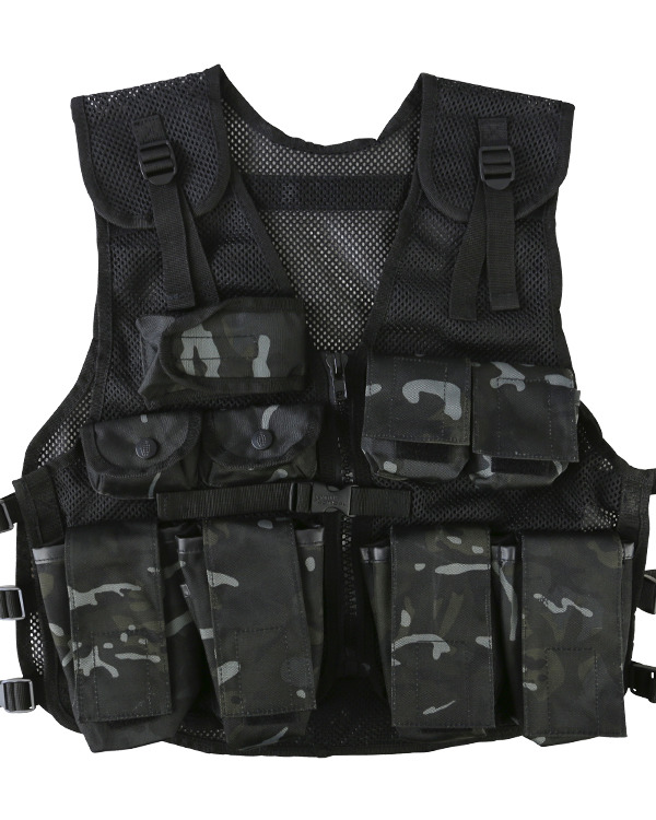 Kids Assault Vest Helmet Set BTP Black 2