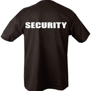Security Double Print T-shirt   Black