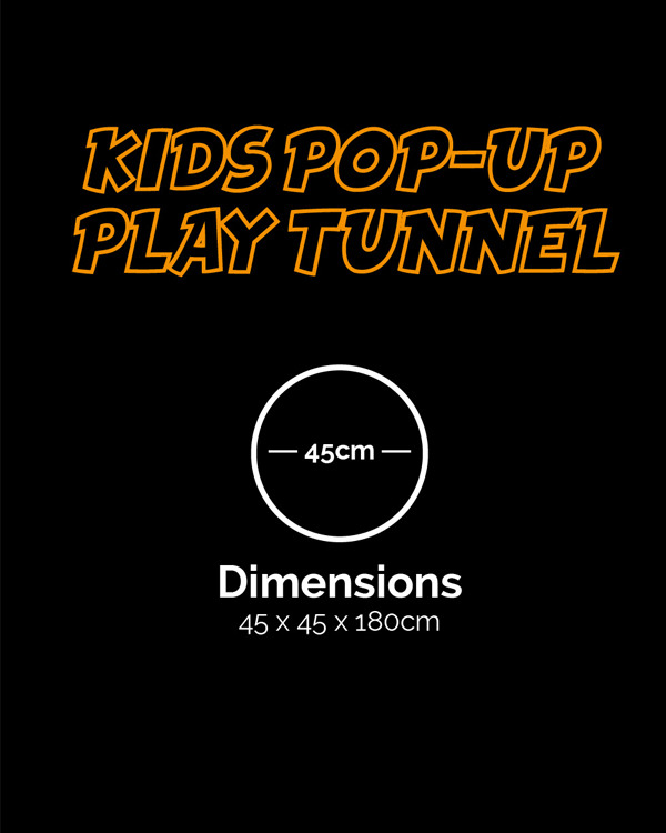 Kids Pop-Up Play Tunnel BTP 2