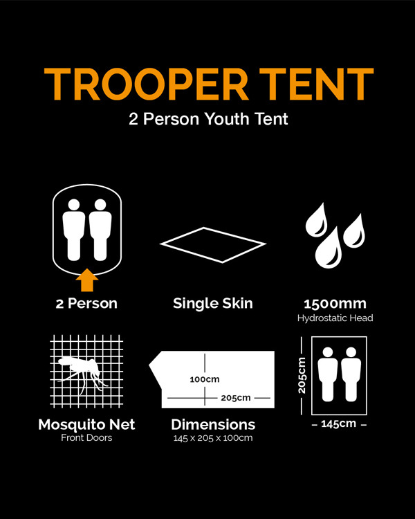 Trooper Tent BTP (2 Person, Single Skin) 2