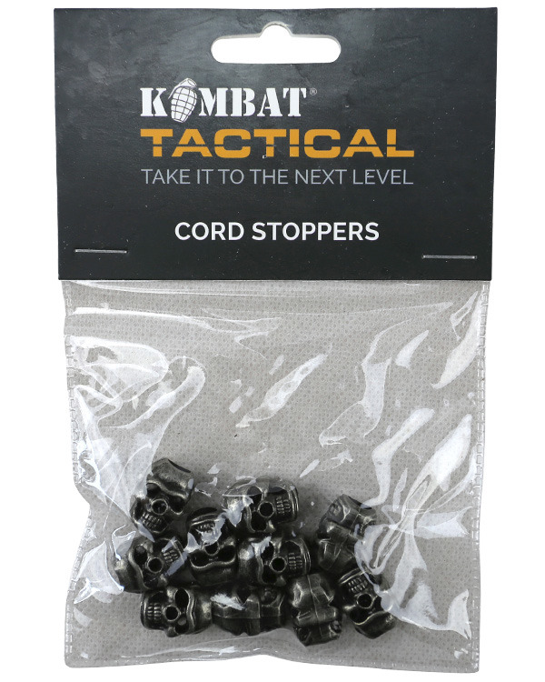 Skull Cord Stoppers Silver 4
