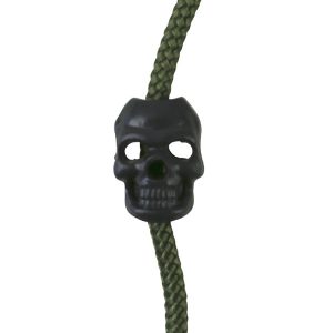 Skull Cord Stoppers Black 1