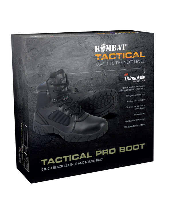 6 Inch Tactical Pro Boot Black - Image 4