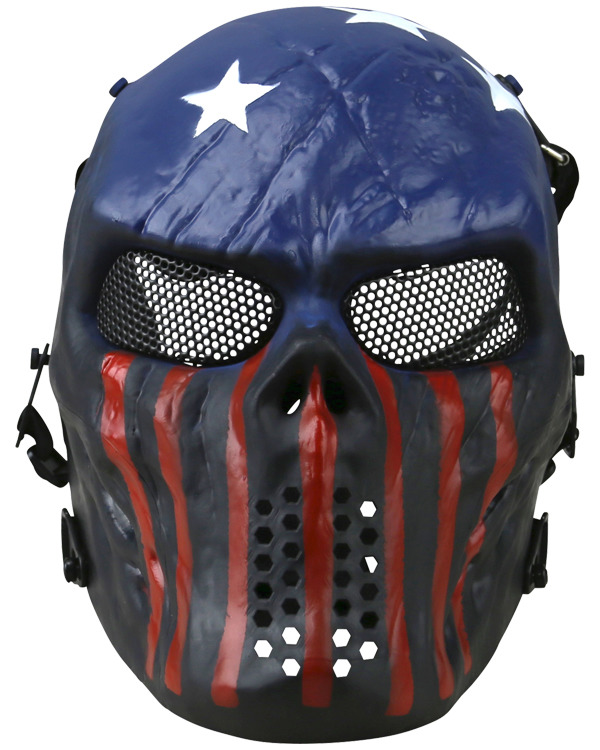 Skull Mesh Mask USA 2