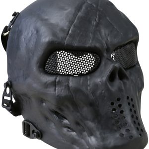 Skull Mesh Mask Black 1