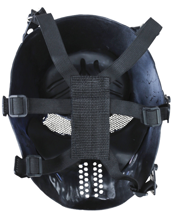Skull Mesh Mask Black 4