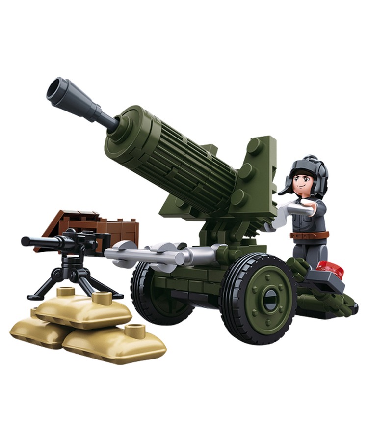 Sluban B0678A (WWII Anti Aircraft Gun) 1