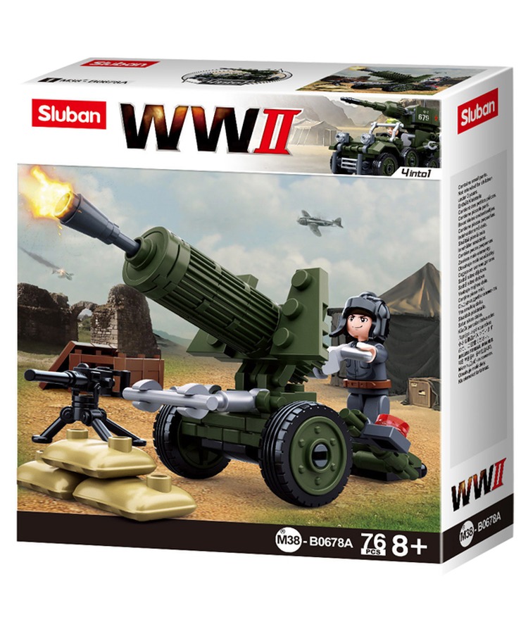 Sluban B0678A (WWII Anti Aircraft Gun) 2
