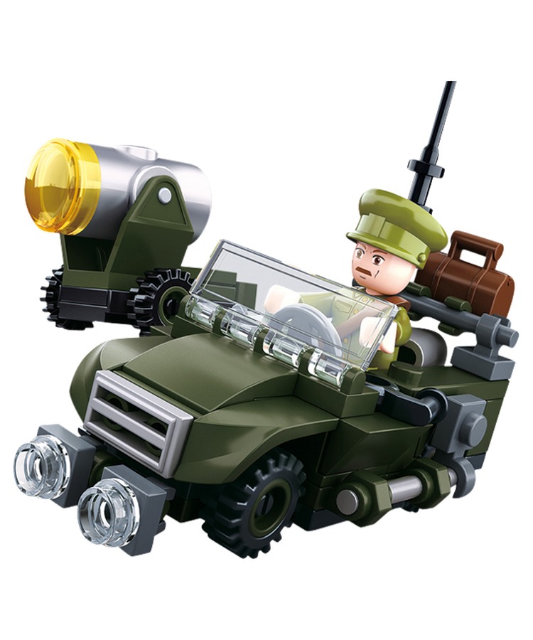 Sluban B0678B (WWII Allied Jeep) 1