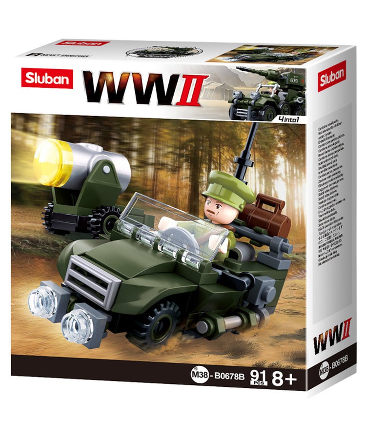 Sluban B0678B (WWII Allied Jeep) 2