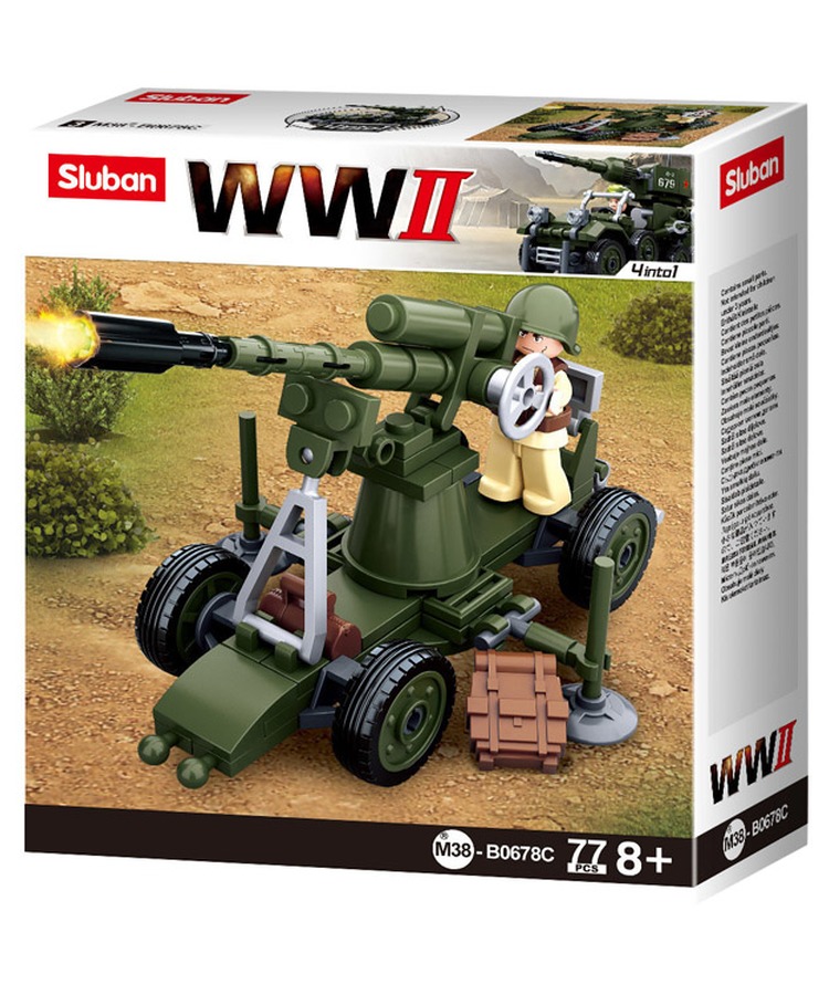 Sluban B0678C (WWII Flak Gun) 2