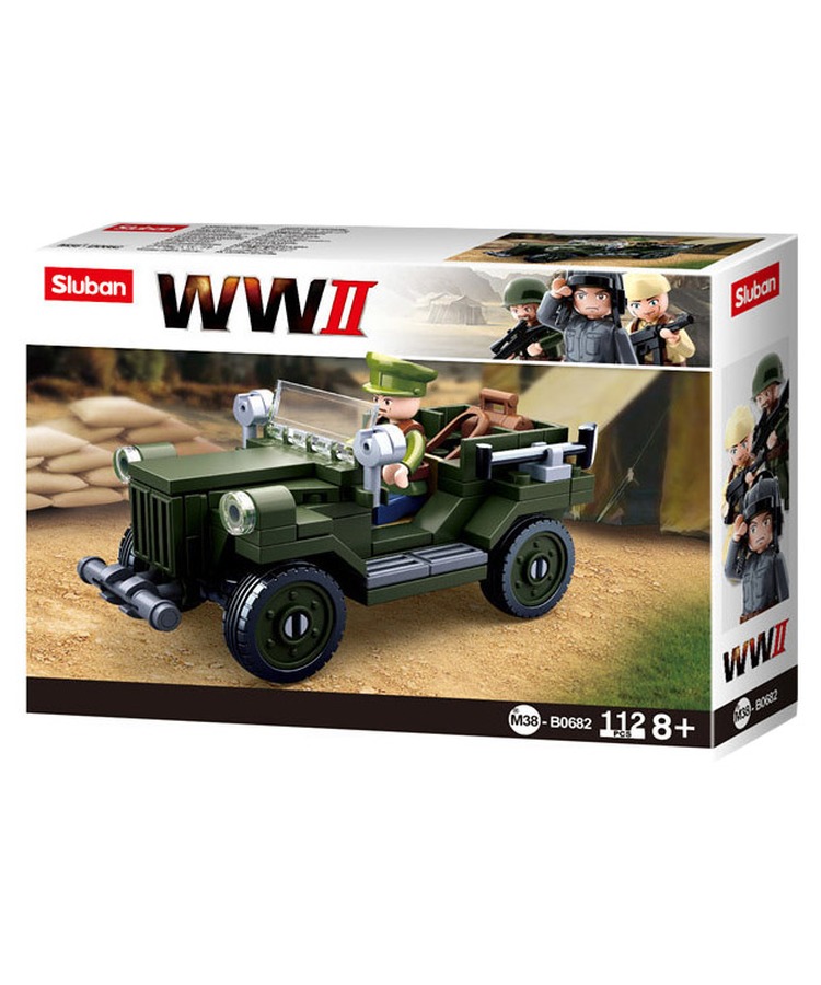 Sluban B0682 (WWII Allied Light Truck) 2