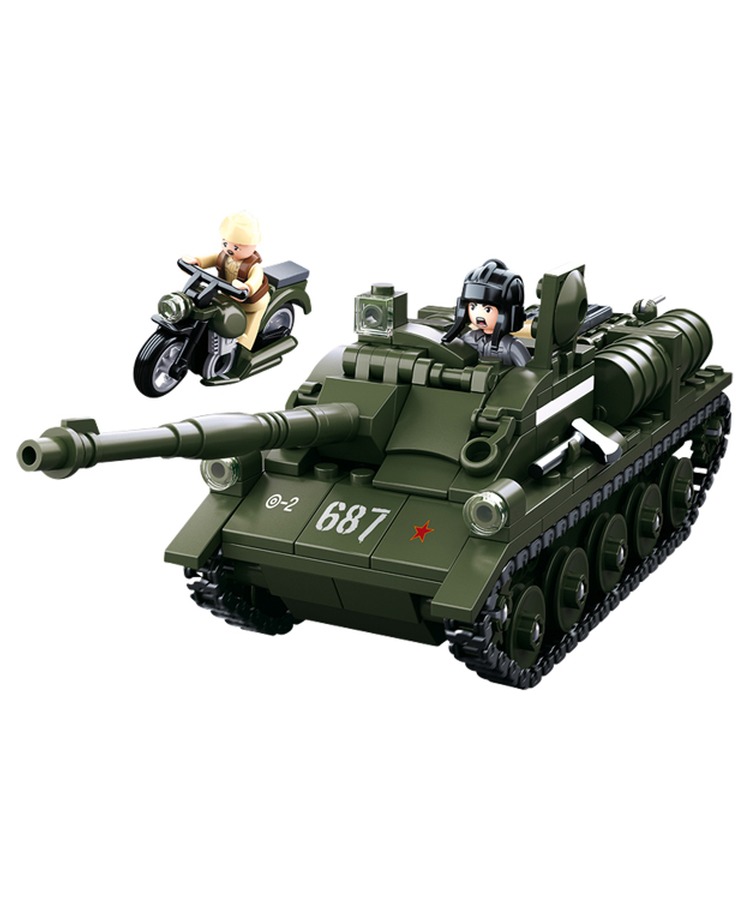 Sluban B0687 (WWII Allied Tank Destroyer) 1