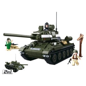 Sluban B0689 (WWII Allied Medium Tank 2in1) 1