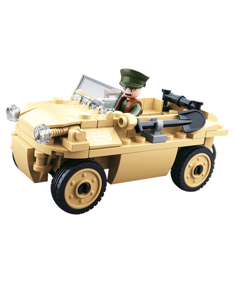 Sluban B0690 (WWII German Amphibious Tub Car) 1