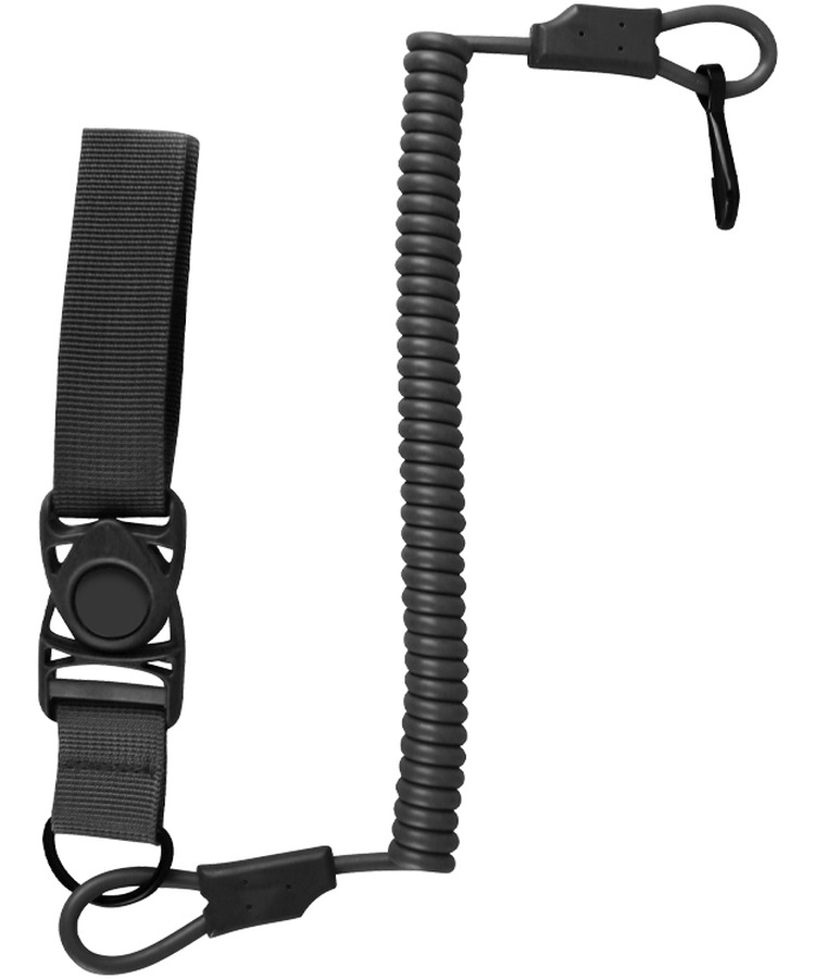 Tactical Pistol Lanyard Black 1
